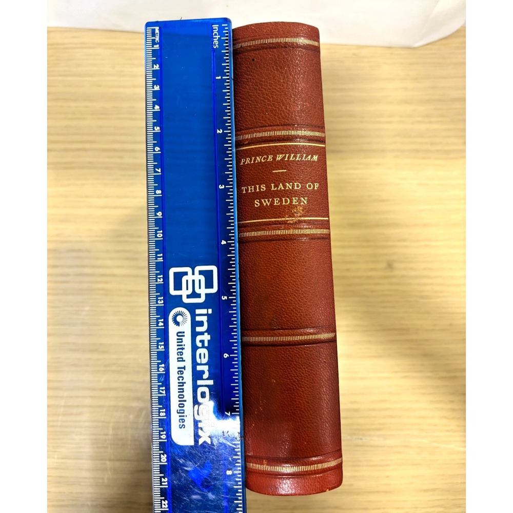 Vintage 1946 Prince William of Sweden This Land Of Sweden Hardcover Book